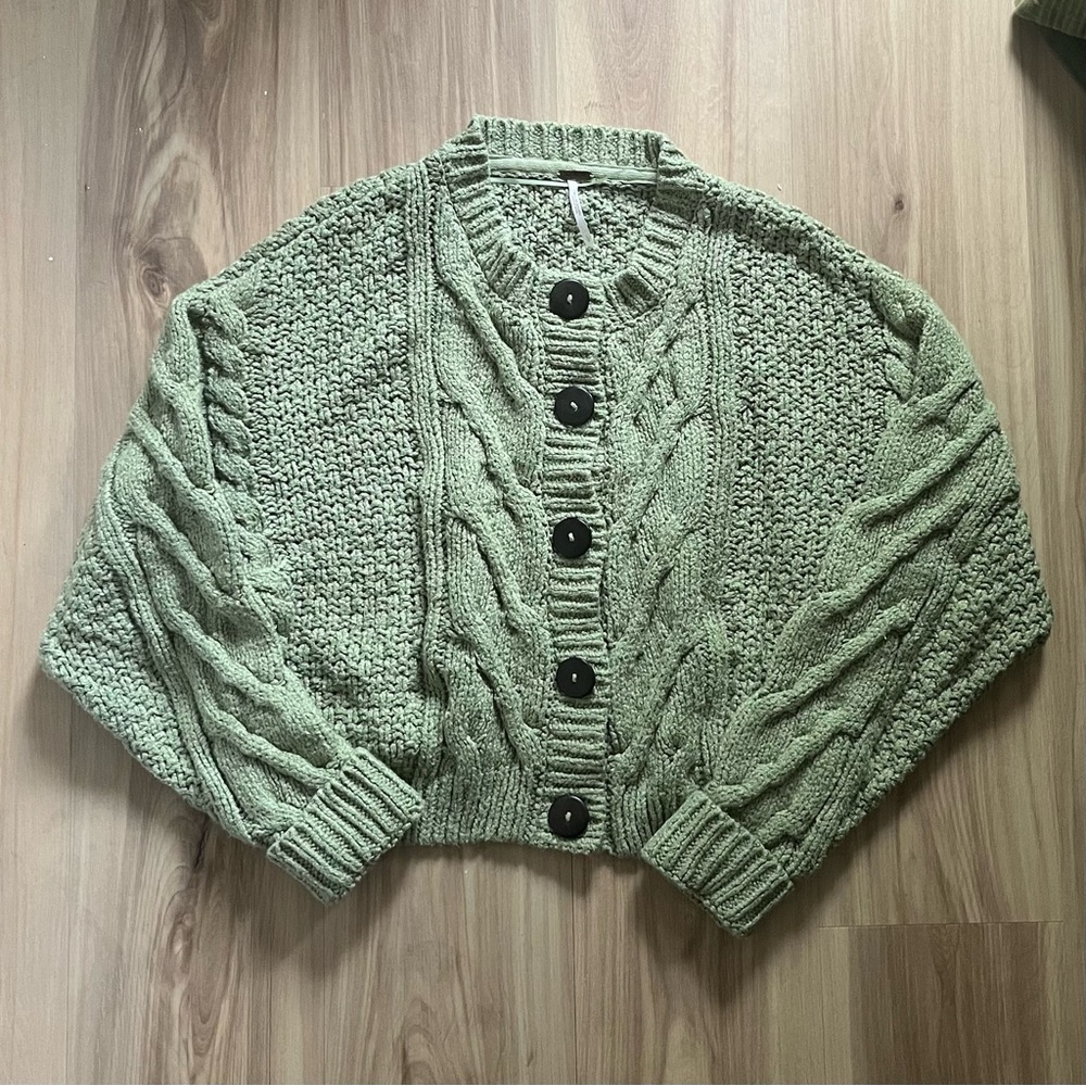 Free People Chunk Soft Knit Cardigan